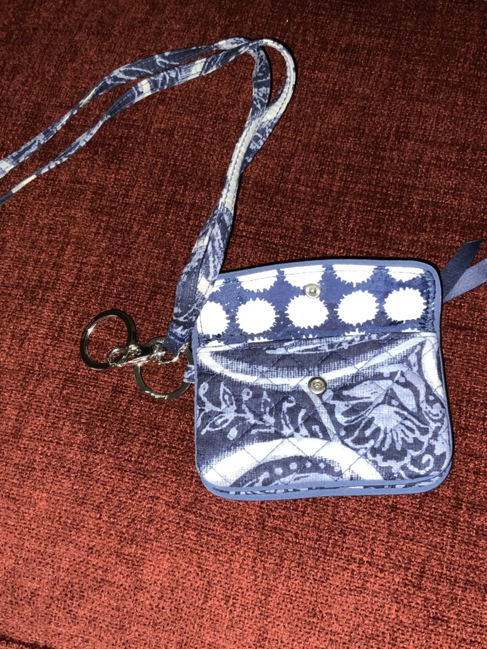 Vera Bradley Mini Fabric Wallet with Strap (never used/no tags)
